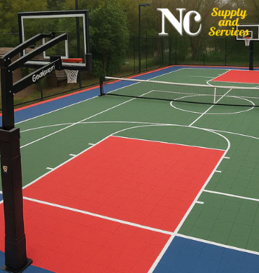 งานพื้นสนามกีฬา Sport Floor Coating